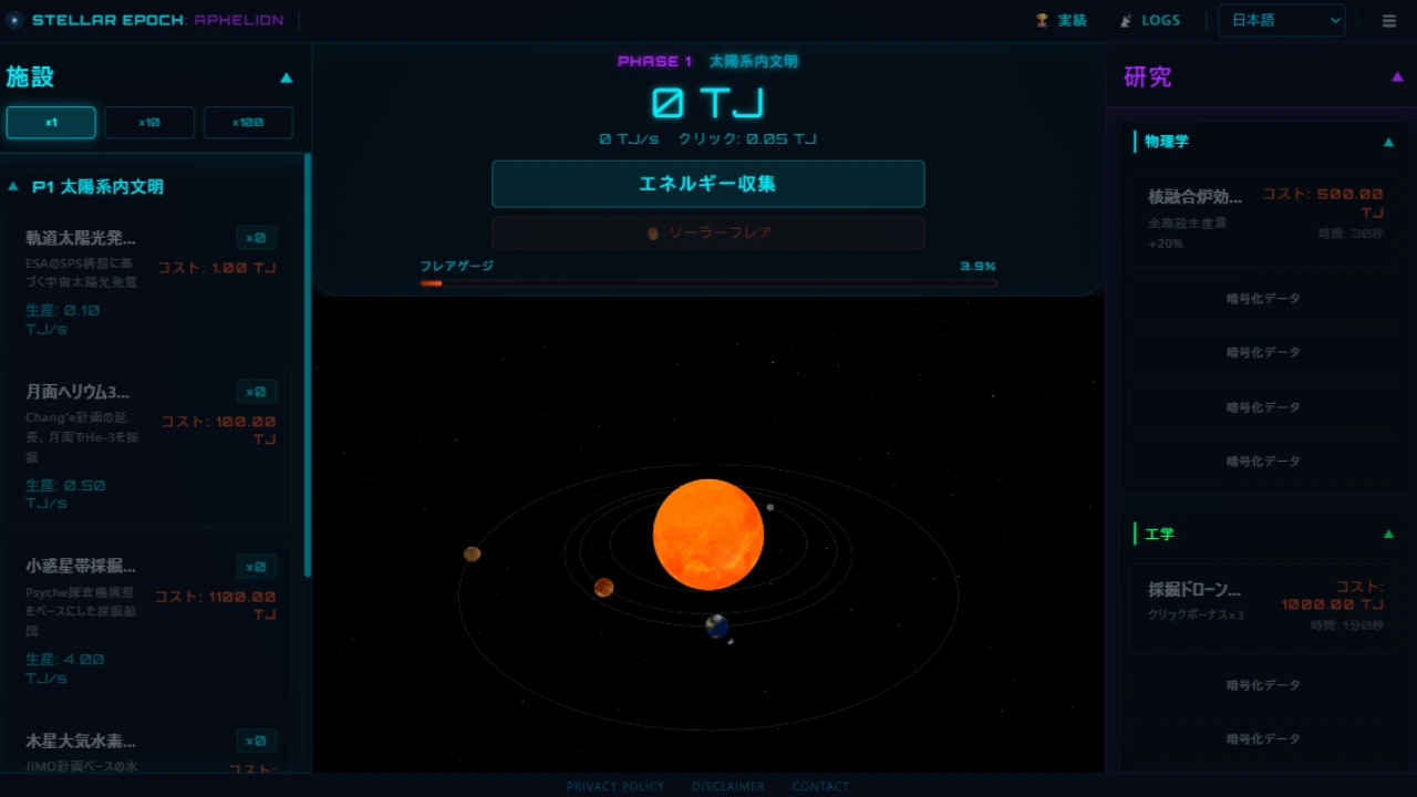 STELLAR EPOCH: APHELION